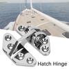 Marine Hardware Door Furniture Strap Hinge Stainless Steel Butterfly Shaped Boat Hatch Hinge