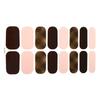 Nails Polish Stickers Gradient Gels Nail Strips Nails Polish Wraps Glittering Gels Nail Stickers Manicures Stickers