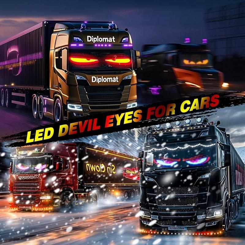 Car LED Sign Bluetooth APP LED Matrix Pixel Panel Night Light DIY Programmable Flexible LED Display For Car Store Hotel Bar