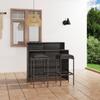 Day and Night - Day and Night 3-piece Garden Bar Furniture Set and Gray Cushions