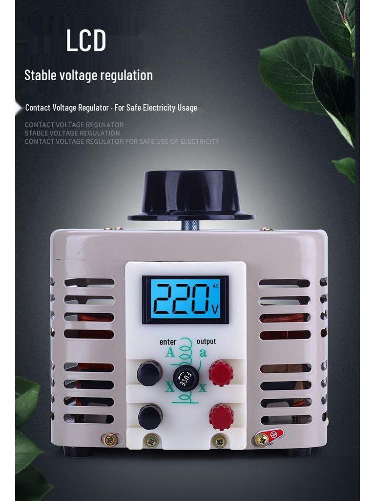 220V Single-Phase TDGC2-500W Autotransformer 5kW Foam Cutter Regulator 0-250V