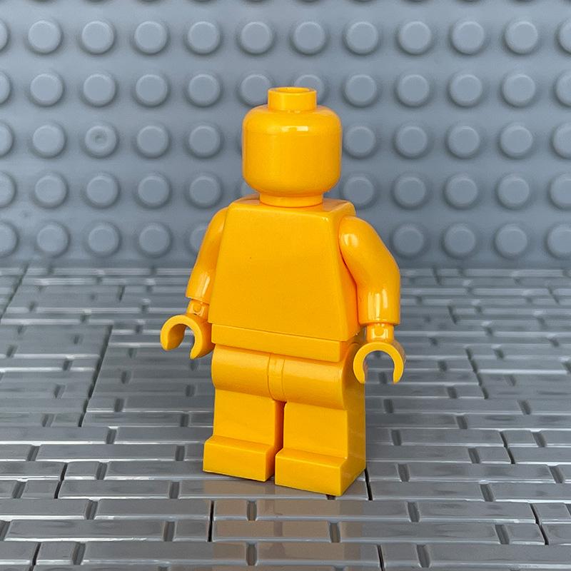 Прозрачные минифигурки-конструкторы DIY - Однотонные и разноцветные, для раскрашивания