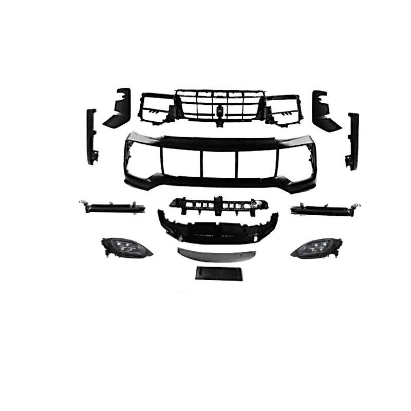 Turbo Style Front Bumper Kit for 24 Cayenne 9Y0.2: Old to New Renovation Solution.
