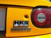 HKS Official Goods Emblem Silver 51003-AK125 Direct from Japan