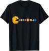 Halloween Solar System Sun Eating Planets Astronomy T-Shirt