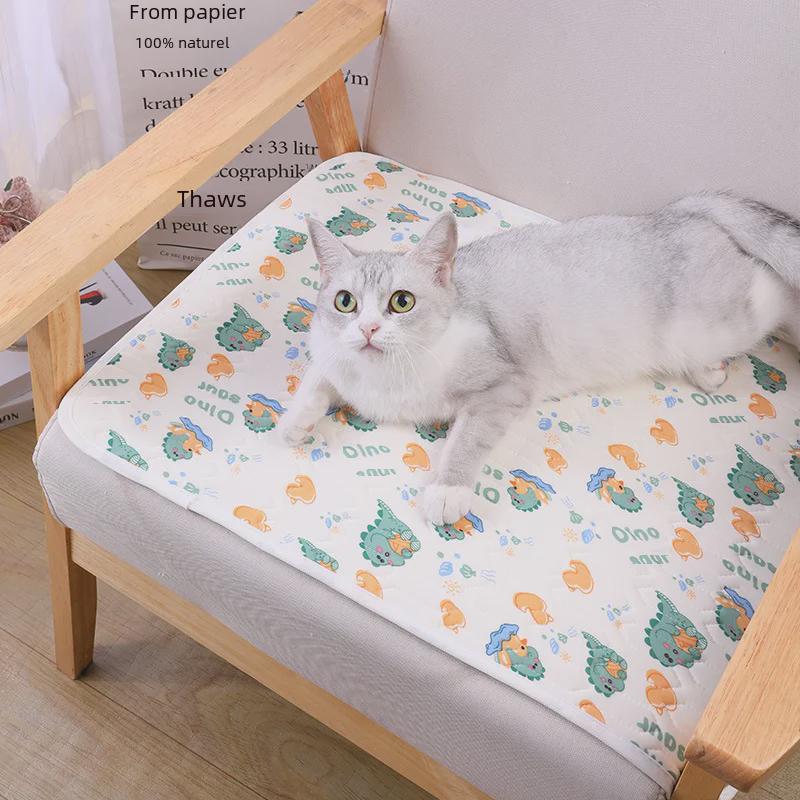 Охлаждающий коврик из ледяного шелка для собак и кошек - Мягкий, Легко чистить, Летнее использование