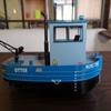 1:18 180 мм Q5 Mini Tugboat Rescue Simulation Remote Control ABS RC Model DIY Kit