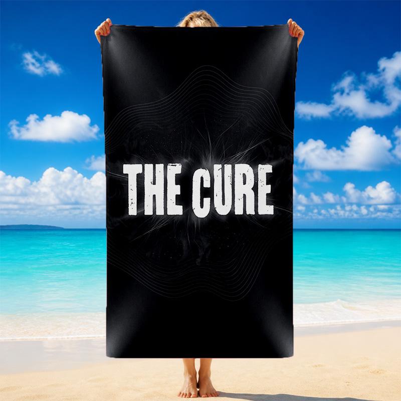 The Cure Print Microfiber Beach Towel Sand?Resistant Lightweight Towel For Swimming Outdoor Travel Use