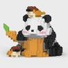 Huahua Chinese Panda Building Blocks - Compatible with Lego, Tiny Puzzle Assembly, Decorative Toys