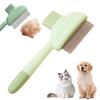 Self Cleaning Pet Hair Removal Comb De-Shedding Cat Hair Comb for Short and Long Hair Cats