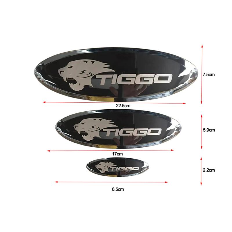 Chery Tiggo 4 PRO 5X Черный Значок Логотип Эмблема Наклейка Гоночная Решетка Капот Наклейка Стайлинг Декорация Модификация R222