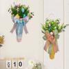 Easter Carrot Wreath Simulation Plant Door Hanging Home Party Decoration Ornament Pendant
