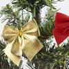 A Set of 12pcs Sweet Bows Bowknot Christmas Tree Hanging Decorations Tree Ornaments