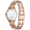 Citizen Серия Eco-Drive Водонепроницаемость 50 метров Узор 'Цветок вишни' Солнечный кварц Стальной ремешок 32 мм Женские часы Розовый циферблат EM0508-98W