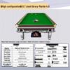Jun Ding Ying Chinese Black Eight Billiard Table