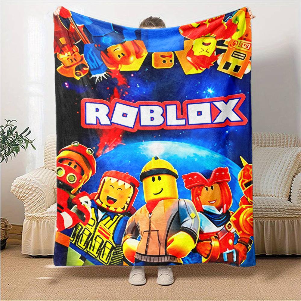 Roblox Blanket Soft Warm Cozy Great for Seaside Office Chair Couch for All Occasions Modern Style Ideal Gift for Friends Family Couples Picnic