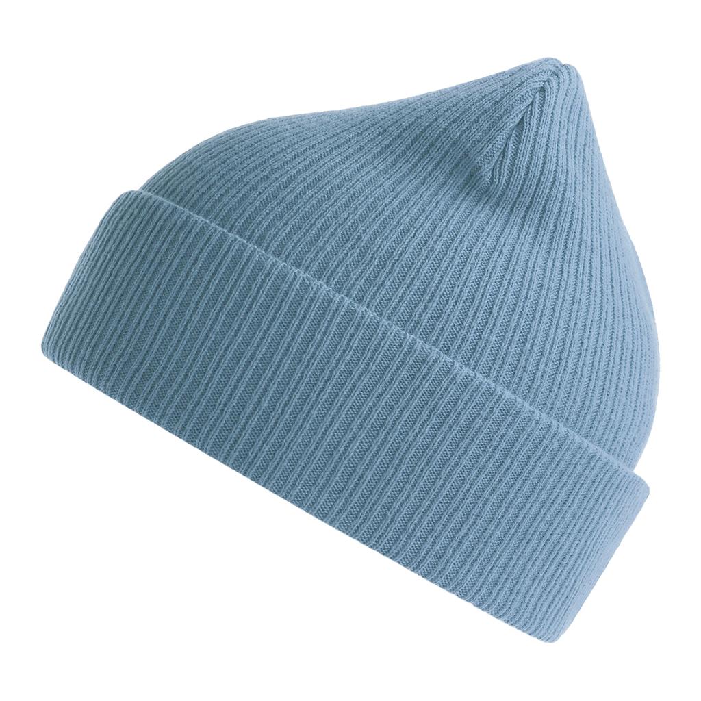 Atlantis Unisex Adult Nelson Ribbed Organic Cotton Beanie
