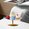Stainless Steel Dessert Bowl Modern Fruit Plate Cake Stand Snacks Storage Cup  Serving Dish
