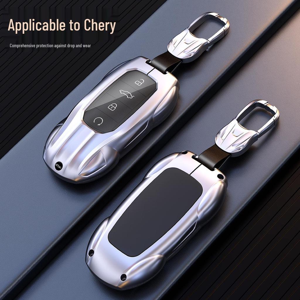 Чехол для ключа Chery Tiggo 9 для моделей 26/27 - Раскладной замок Люкс