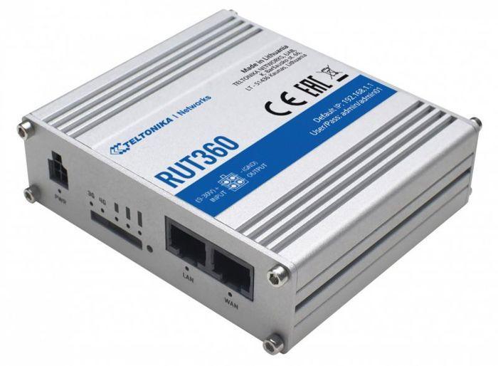 Routeur - Teltonika - RUT360 - LTE Cat6 - 3G/4G - Sécurité IPSEC VPN