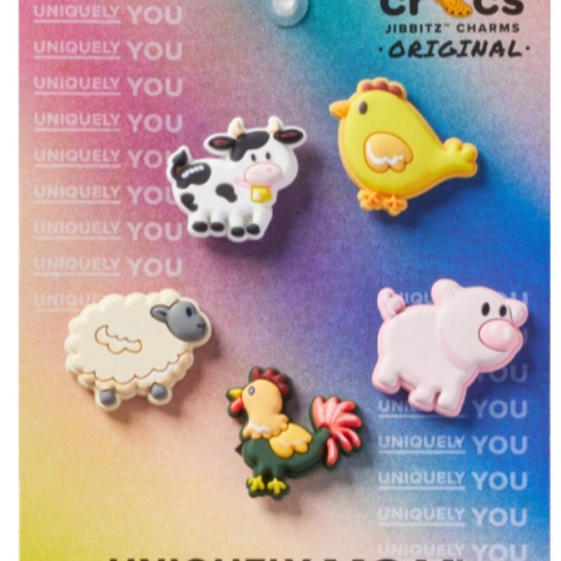 Crocs Друзья животных на ферме Gibbitz набор из 5 штук 10015763