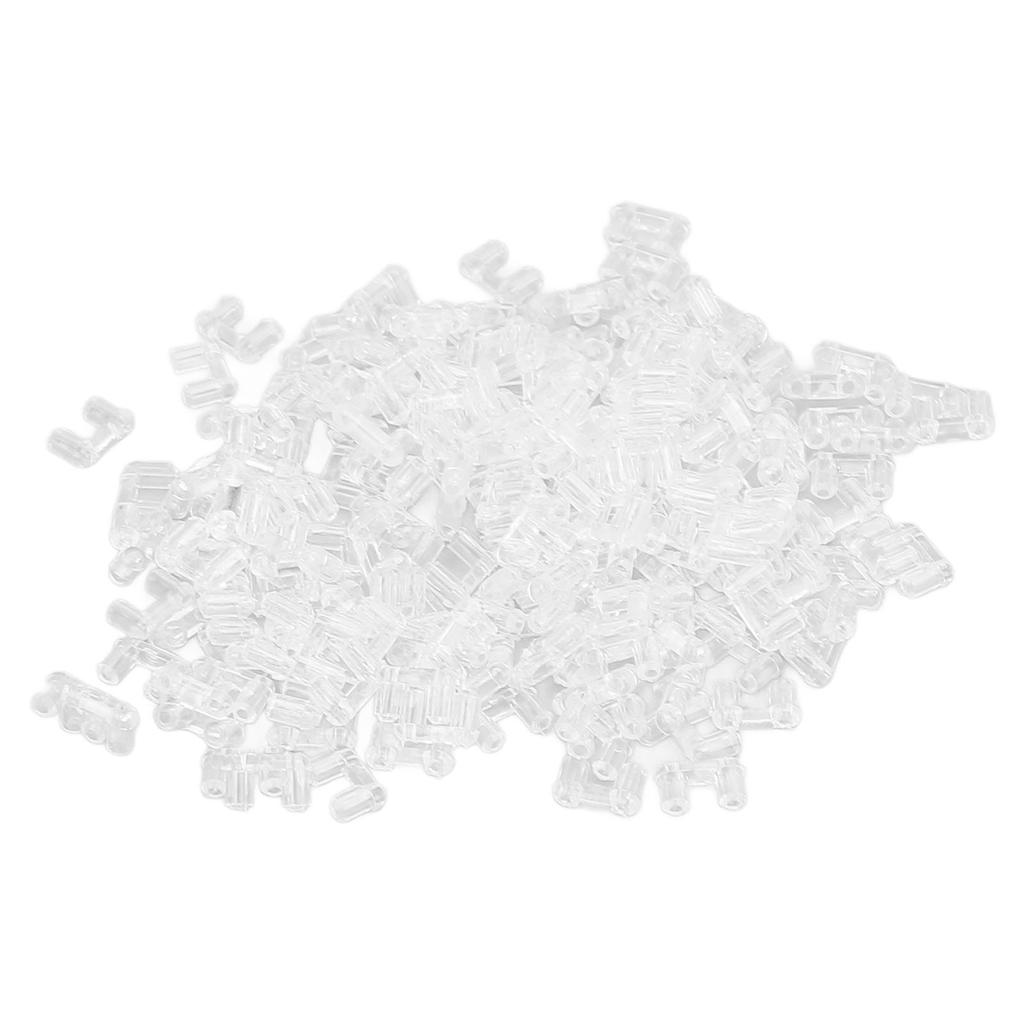 200 шт. компрессионные чехлы для очков без оправы прозрачные пластиковые аксессуары для фиксации инструменты оправы без оправы Mou