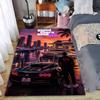 Grand Theft Auto VI Marina Sunset Yachts Cars Rug Video Game Fans Home Decor Bedroom Mat
