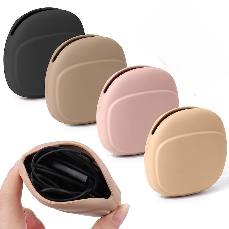 1/4-piece Headphone Organizer And Silicone Cable Tie For Earbuds/USB Flash Drive/keys For Home Or Workplace