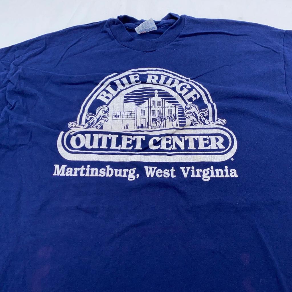 vintage 90s BLUE RIDGE OUTLET CENTER MARTINSBURG WEST VIRGINIA T-Shirt LARGE/XL
