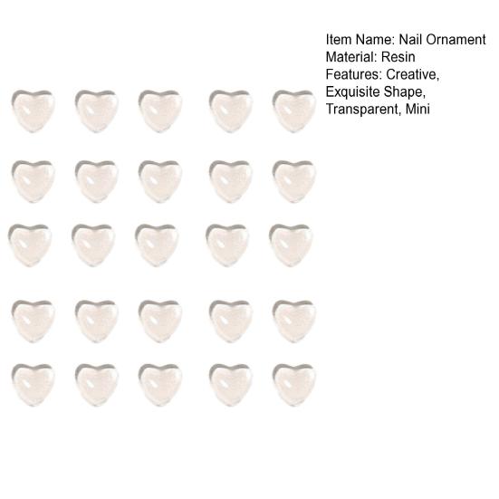 20 шт. привлекательных подвесок для ногтей, прозрачные, превосходные, 3D, маникюрные чехлы для телефонов, украшения для творчества