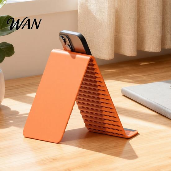 Aluminum Phone Holder Flexible Silicone Stand with Bendable Arm Portable Foldable for Laptop Desk Bed Hands-Free Pocket Smartphones Tablets