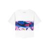 New Balance Drop Shoulder Sleeve T Shirt Women's White (Unisex) T-Shirts AWT12328 WT