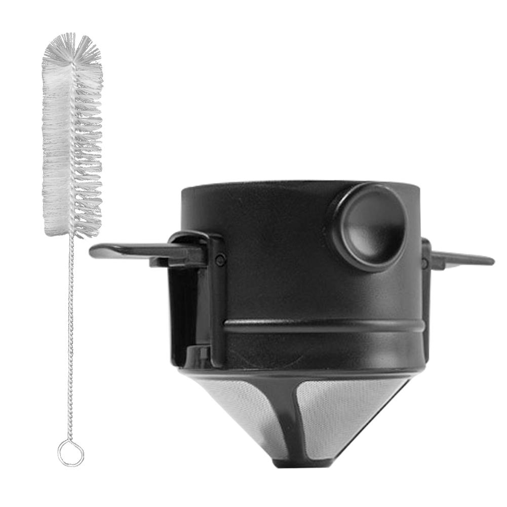 Складной держатель для капельного кофе и чая, фильтр для капельного кофе из нержавеющей стали, многоразовая чашка-фильтр для кофе ручной заварки для путешествий, кемпинга