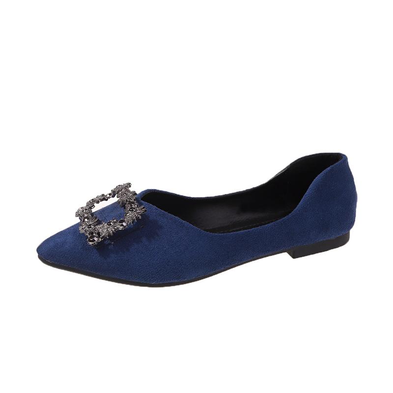 Летняя обувь, женская обувь на низком каблуке с пряжкой, модная женская обувь 2024 года, женская обувь с кристаллами и острым носком, платье со стразами