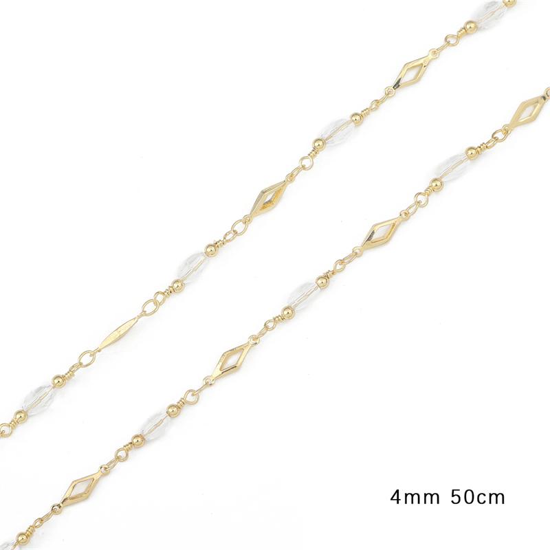 50 см медная цепочка на руку, подвеска для DIY ожерелья, браслета, аксессуары для изготовления ювелирных изделий, принадлежности ручной работы