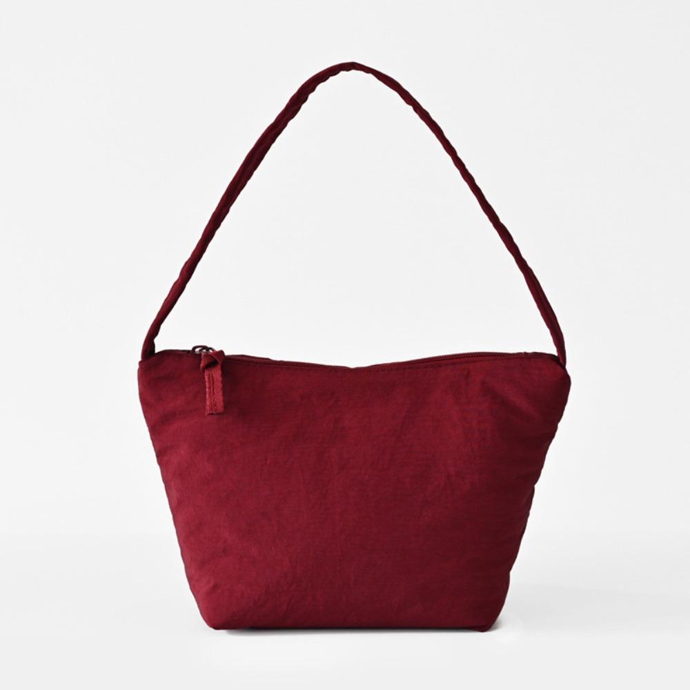 Korean Style Cloth Shoulder Bag Pure Color Tote Bag Casual underarm bag Travel