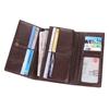 Jiameida Retro Genuine Leather Long Wallet - First Layer Cowhide Clutch with Multi-Card & Coin Features