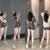 Yoga Shorts High Waist Hip Lift Running Training Peach