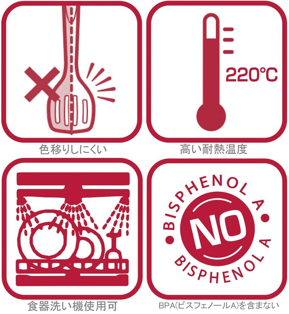 Tefal Cooking Spoon Cooking Spoon Spatula Dishwasher Safe with Silicone Pad K21321 "Ingenio Spoon"