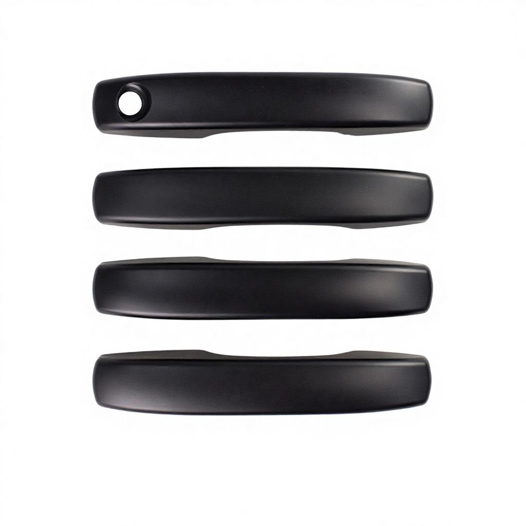 RIDAAUTO Door Handle Cover ABS Plastic Matte Black Painting Fit for 2023 for for T9 WILDTRAK SPORT XLT Model Number