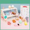 Simulation Ice Wooden Cream Store Shelves Children Toy Set For Playing Rol