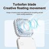 Mini Handheld Fan Mute Foldable Fan Multi-functional Turbine Fan USB Rechargeable Portable Hanging Neck Fan Mini Table Fan