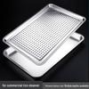 ZLIII Rectangular 304 Stainless Steel Perforated Steaming Tray
