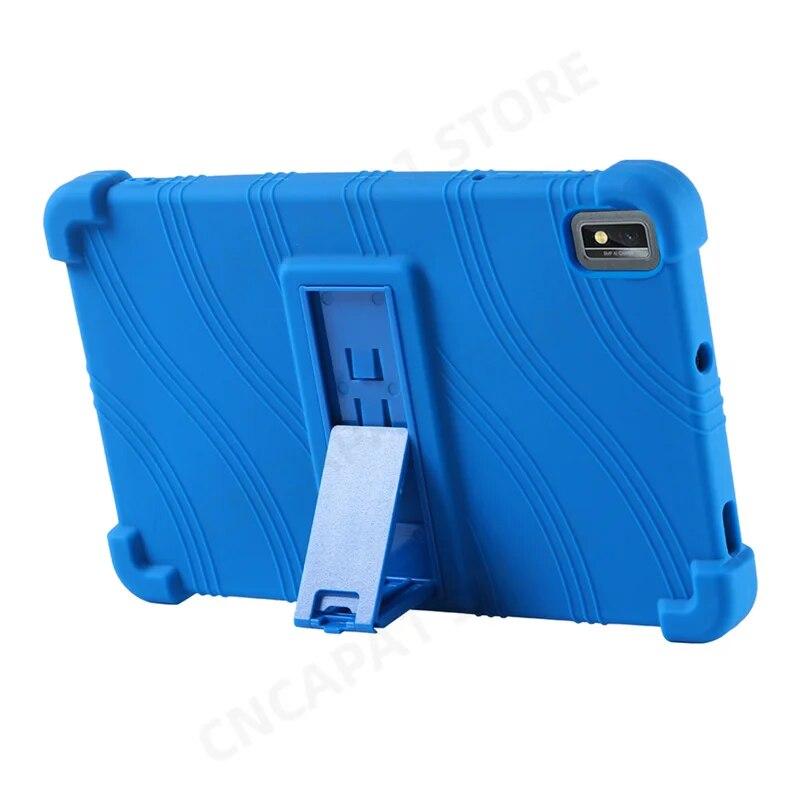 Мягкий силиконовый чехол с 4 утолщенными уголками и подставкой для Blackview Tab 6, чехол Tab6 8 дюймов, противоударный чехол для детской безопасности