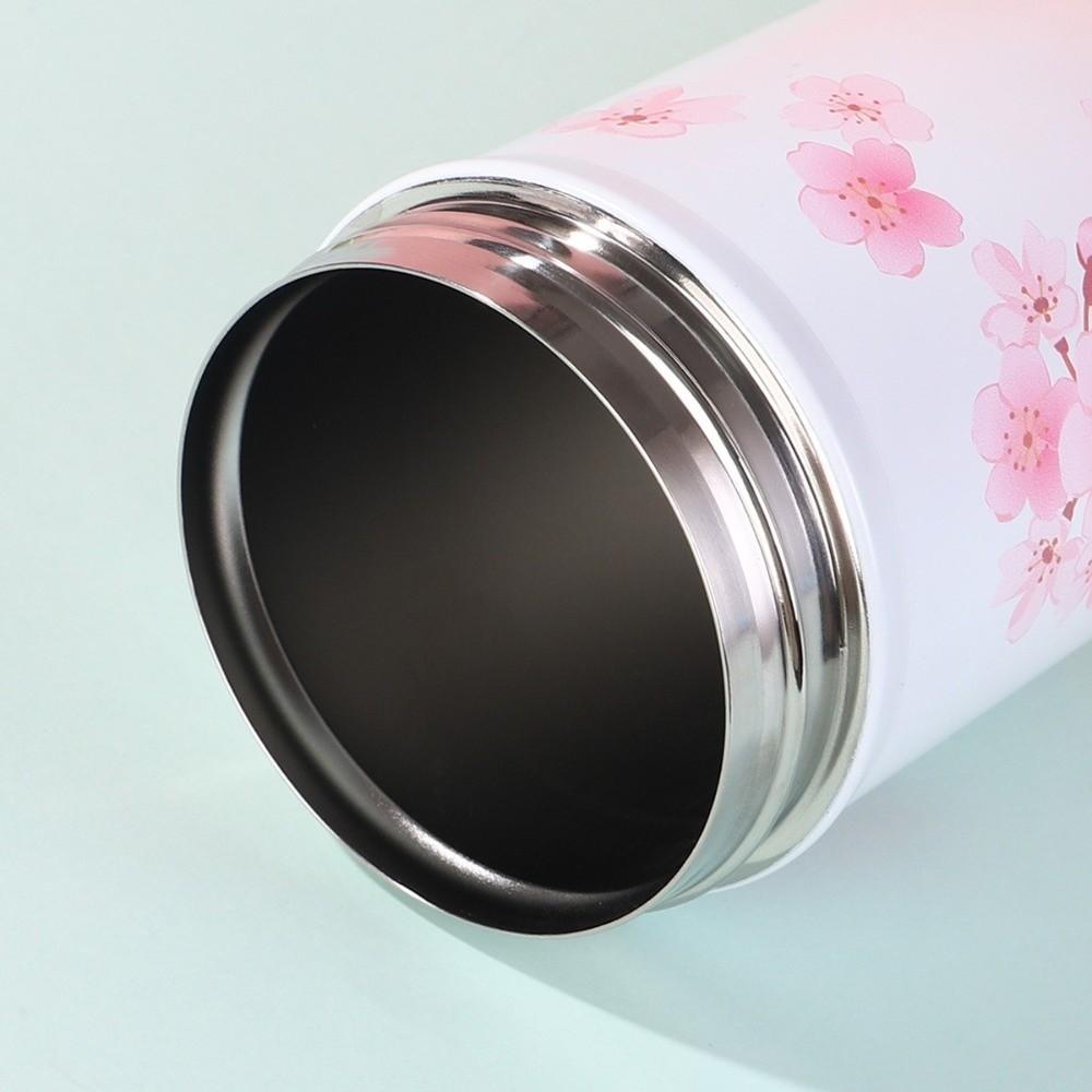 Непротекающая мультяшная термокружка из нержавеющей стали 316, кофейная кружка, портарная чашка с соломинкой