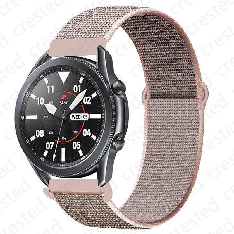 Ремешок 20/22 мм для Galaxy Watch 3/46/42 мм / активный 2 ремешка Samsung Gear S3 Frontier Sport нейлоновый браслет Huawei watch GT 2 41 45 мм