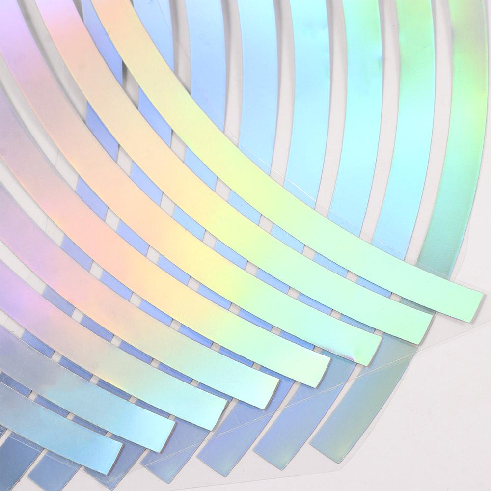 inches PVC Wheel Rim Tape Wheel Sticker Motorcycle Reflective Stripes Reflective Rim Stripe