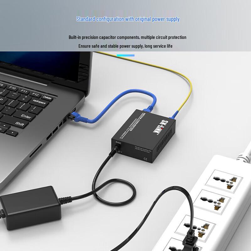 SK-LINK Гигабитный одномодовый пара трансиверов для оптоволокна SC