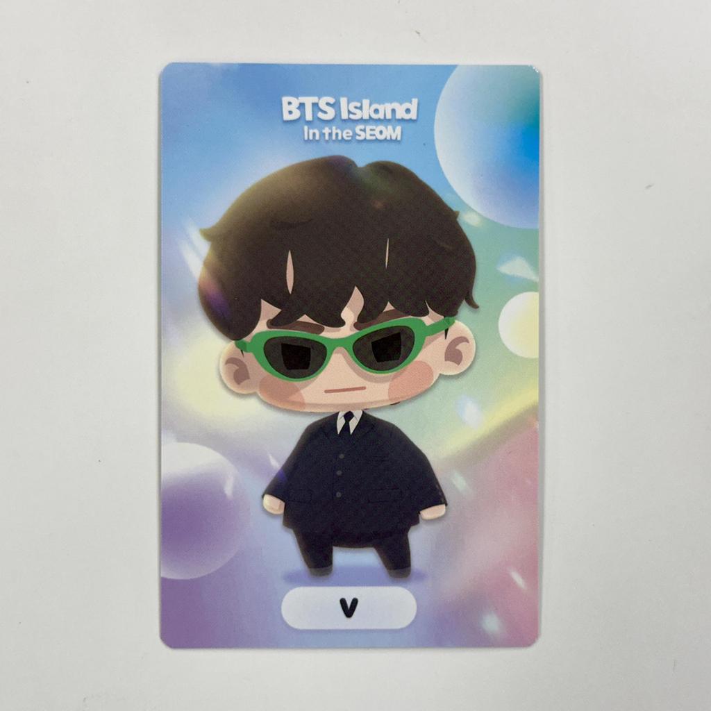 BTS Остров в фотокарточке купона SEOM