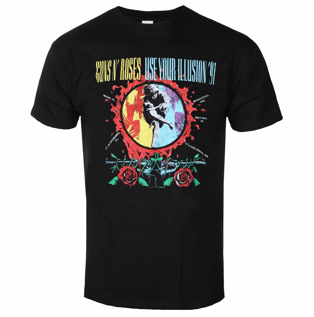 Yk Sale Guns N Roses Graphic Cotton Tshirt Unisex Summer Short Sleeve Fashion Brand Tee Luxury Casual Vintage Tees